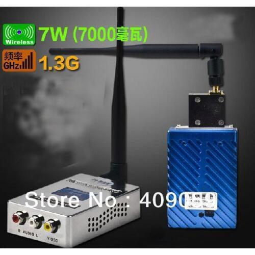 FMUSER FM 1.3G 7W link wireless transmission of audio video wireless video transceiver transmitter and receiver