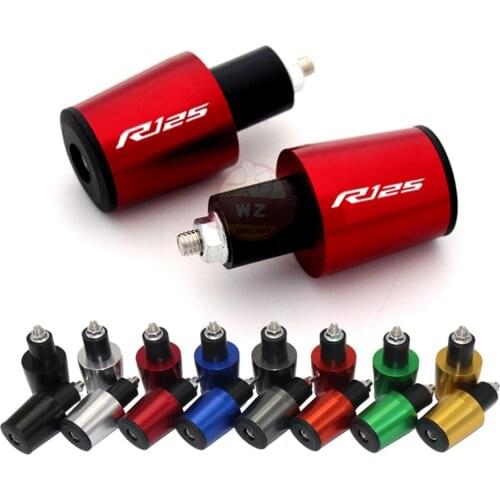 For YAMAHA R125 R 125 YZFR25 YZF-R25 2008, 2009, 2010-2016 Motorcycle CNC Handlebar Grips Bar Ends Handle Bar Sliding Cap