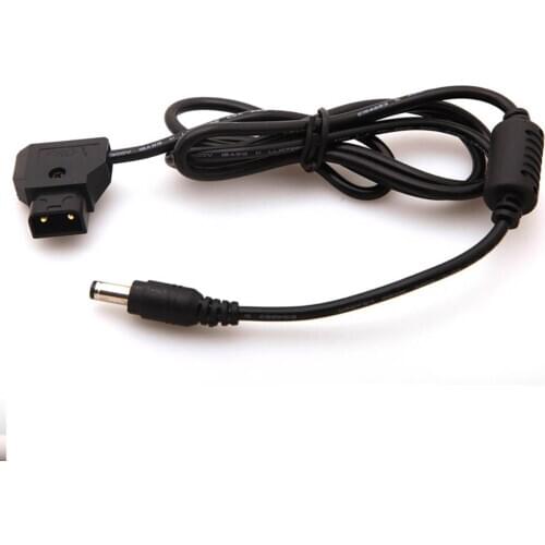 D-Tap to DC Straight Head Cable for DSLR Rig Power Supply LED light V-mount Anton Bauer Battery