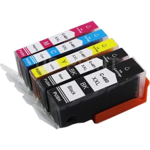 UP PGI-480 CLI-481 PGI480 compatible Ink Cartridge Compatible For Canon TS704 TS6140 TS6240 TS6340 TR7540 TR8540 TS9540 printer