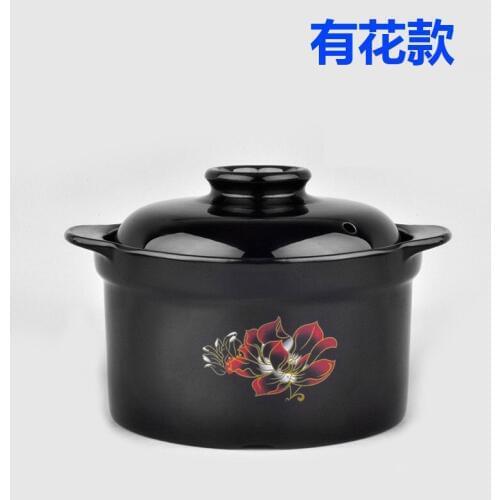 Casserole heat-resistant health care stew soup pot ceramic small casserole soup porridge pot