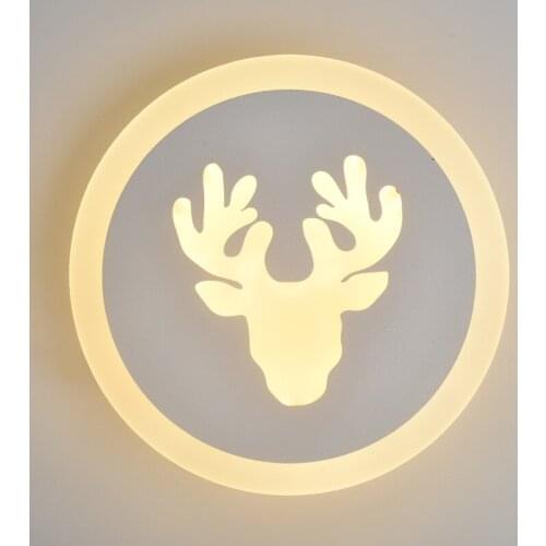 Round Led Wall Lamp Collection Acrylic Sconces Lighting Acrylic Hallway 16w Hot Sales Sconce Indoor Led Wall Light