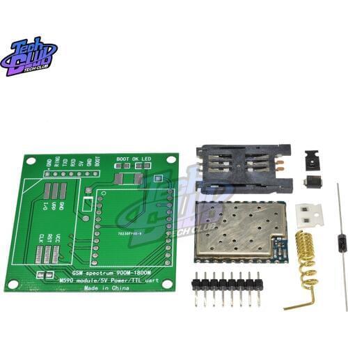 M590E GSM GPRS Module 900m-1800m SMS Message Diy kits M590 Standard AT Instruction Set CPU MCU Test 5V