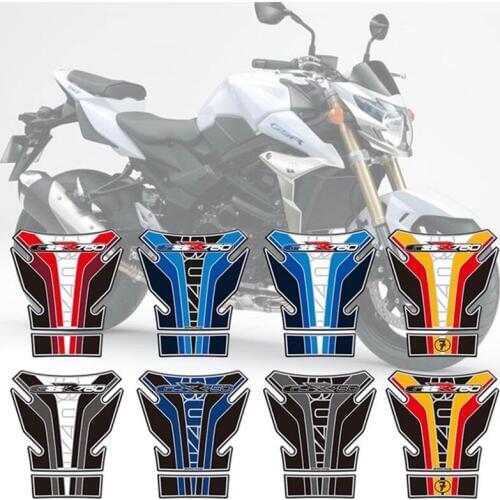 Motorcycle 3D Emblem Tank Pad Protection Decal Sticker For Suzuki GSR 750 GSR750 2011 2016 2012 2013 2014