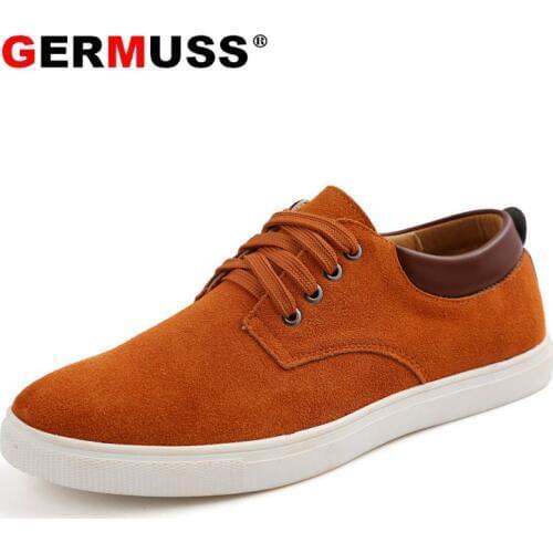 Germuss Brand plus size 38-48 loafers moccasins men social adult dress luxury fashion driving designer mens casual shoes