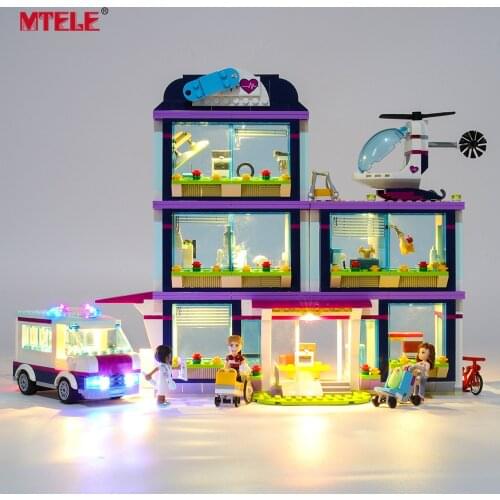 MTELE LED Light Kit For 41318 Friends Series Heartlake Hospital (NOT Include The Model)