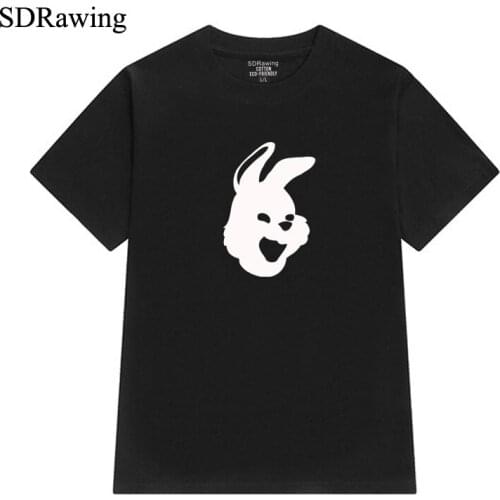 NEW Womens Bunny cotton t shirts Rabbit cute for female Tops Graphic Tees Hipster Tumblr plus size drop ship
