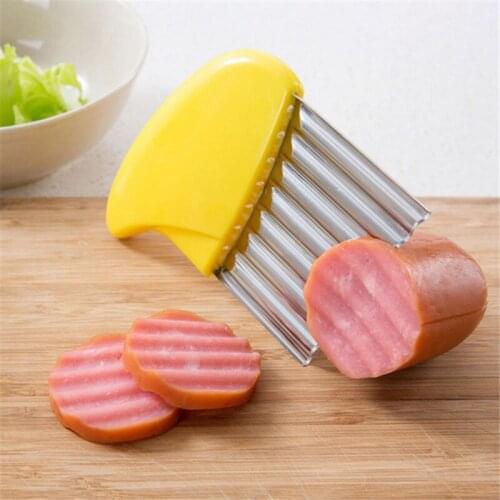 Potato Knife Slicer For Carrots Kitchen Accessories Vegetable Cutter Small Items Tools Chopper Fries Figured French Gadgets Wave