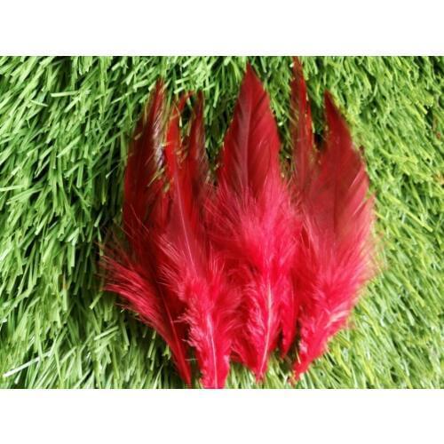 Wholesale 100 / lot 10-15CM quality red pheasant feather decoration DIY handmade jewelry / accessories accessories costumes