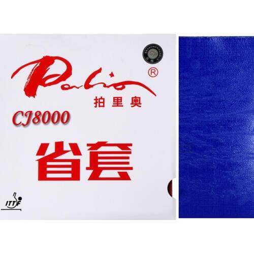 Palio Official CJ8000 Provincial version Table Tennis Rubber Blue Cake Sponge Speed and Spin Suit for Professional Player
