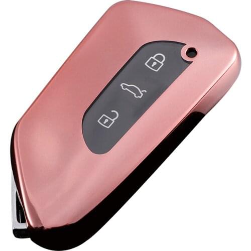 Portable Protective Car Key Case Soft Accessories Cover 3 Button Shockproof TPU Anti Scratch Fashion Replacement Fit For Golf 8