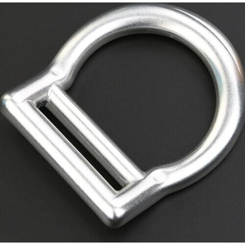 P346 Seat belt Aluminum alloy Lifting ring Seat belt Straight ring Curved ring Protection D-ring Seat belt accessories