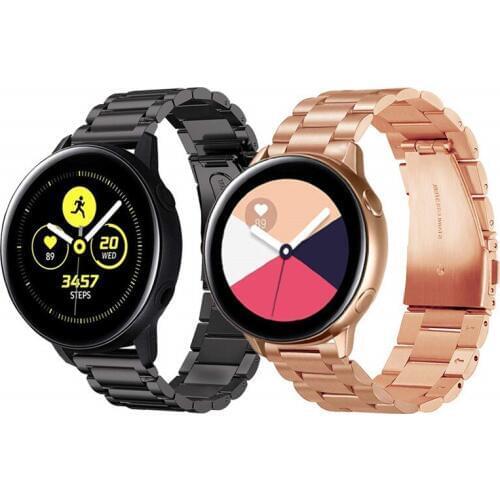 Band For Samsung Galaxy Watch 42mm 46mm Active 1/2 40/44 mm Bands Stainless Steel Classic Strap 20mm Quick Release Watch Strap