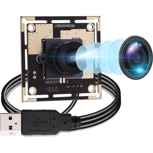 Wide angle 5megapixel USB camera module High Resolution 2592X1944 CMOS OV5640 38*38mm mini USB board