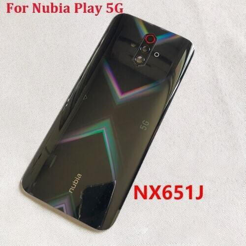 Battery Back Rear Cover Door Housing Camera glass For Nubia Play 5G NX651J Battery Back Cover Nubia Play 5G Replacement Parts