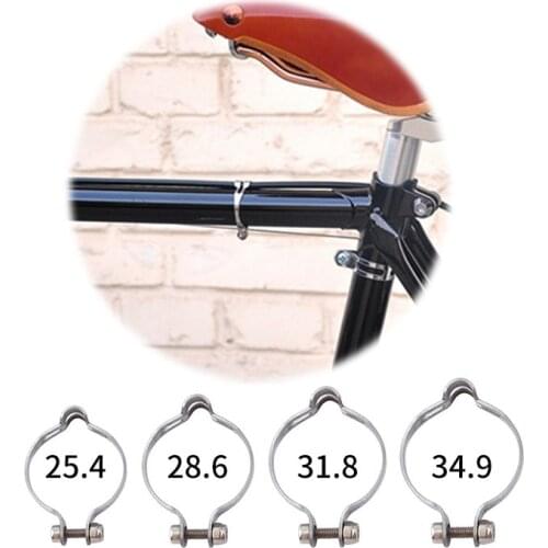 25.4/28.6/31.8/34.9mm Vintage Bicycle Brake Cable Clamp Stainless Steel Bike Disc Brake Shifter Tube Clamp Stop Line Organizer