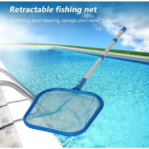 Swimming Pool Spa Pond Tub Accessories Fine Mesh Pool Skimmer Leaf Net Rake Net Swimming Pool Garbage Cleaning Tools