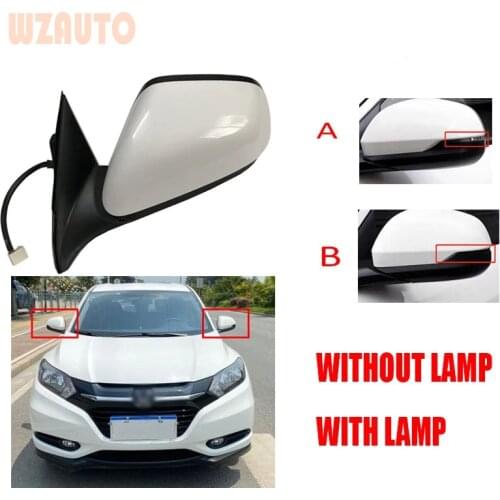 Car Electric Wire Rear view Side Door Exterior Mirror Assy Left Right Fit For HONDA VEZEL HRV 2014 2015 2016 2017 2018 RU1 RU5