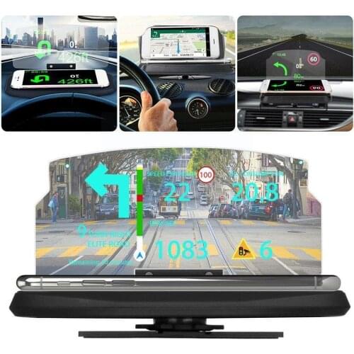 Car SUV Rotatable GPS Navigation Head-up Display Mobile Phone For IPhone Suitable 11 Holder Bracket, XS Smartphone Android U5D3
