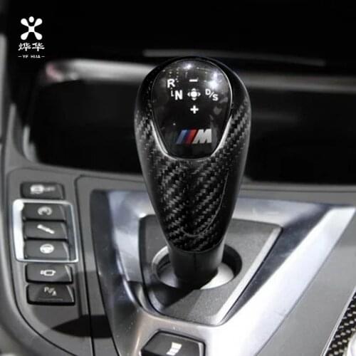 Black carbon fiber gear patch is suitable Fit for BMW M2 F87 M3 F80 M4 F82 F83 M5 F10 F85 X5M F86 X6M F12 F13 series