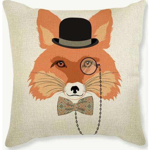 Cute Animal Cat Zebra Pet Imitate Portrait Pattern Cushion For Sofa Chair Home Decor Throw Pillows Decorative Pillowcase