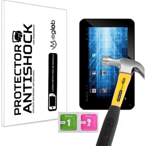 Screen protector Anti-Shock Anti-scratch Anti-Shatter compatible with Tablet Storex eZee Tab 7D10-S
