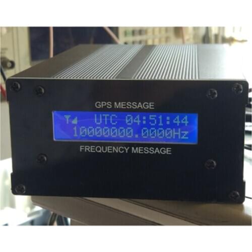 GPSDO GPS Clock SINE WAVE 10M with LCD Display Frequency Message Disciplined Oscillator