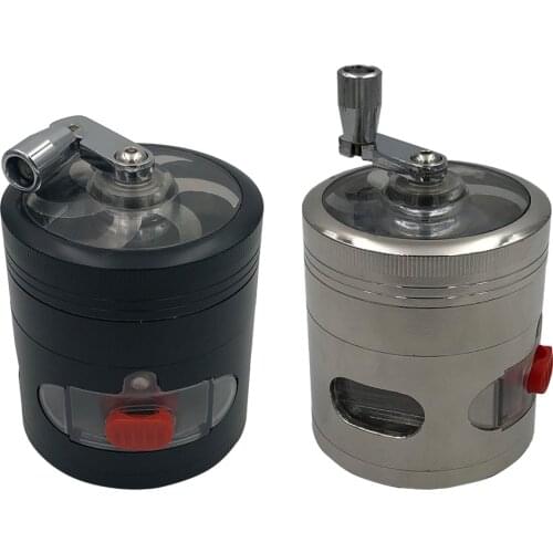 Tobacco Spice Grinder Herbal Herb Weed Grinders Zinc Alloy Smoke Crusher Manual Hand Smoking Cigarette Accessories