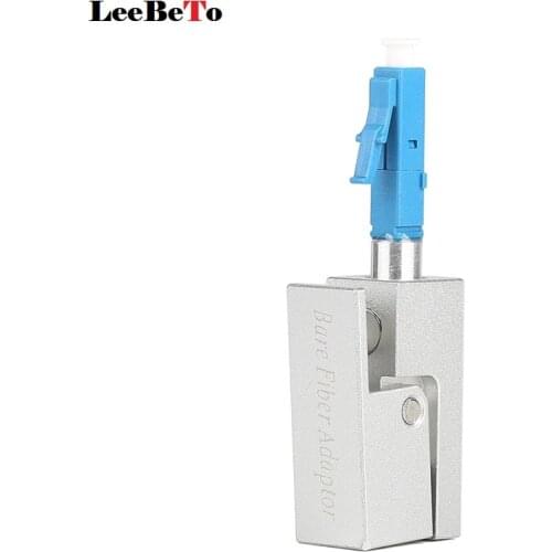 LC Square Optical Fiber Coupler Turn Rround Square Flange LC Circular Fiber Bare Fiber Adapte