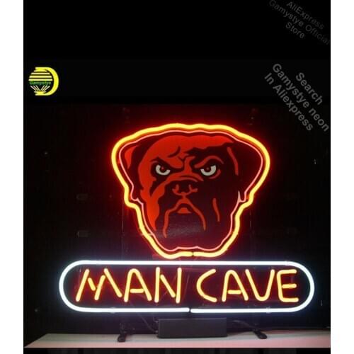 Neon Sign for Dog Man Cave neon bulb Sign neon lights Sign painted board glass Custom Business Signs Tube Neon Shop Light Sign