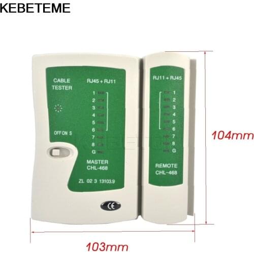 Network Lan Cable Tester RJ45 RJ11 Cat5 Cat6 LAN Cable Tester Networking Tool Portable Network Cable Tester