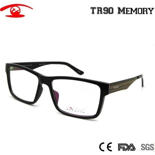 2019 New TR90 Eyeglasses Frame White Black Women Men Vintage Glasses Full Rim Prescription Lenses Spectacles Optical Eyewear