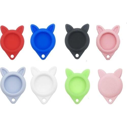 Rabbit Shape Silicone Protector Case GPS Case For Apple Airtags Hangable Locator Tracker Buckle Anti-lost Device
