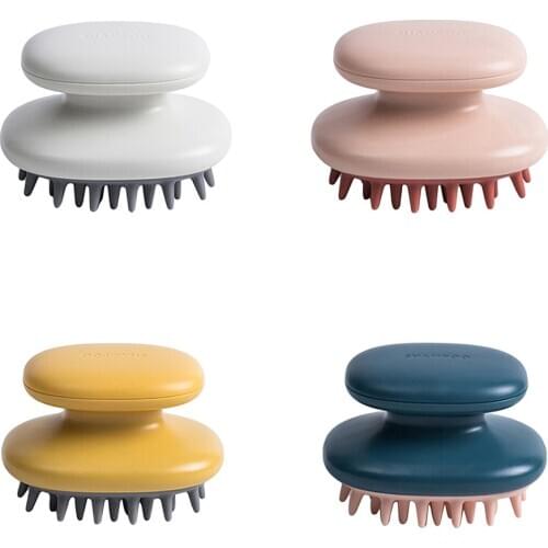 Silicone Head Scalp Massage Shampoo Hair Washing Comb Handheld Hair Brush