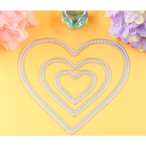 YINISE 041 Love Metal Cutting Dies For Scrapbooking Die Cutter Template DIY Cards Album Decoration Embossing Folder Stencils
