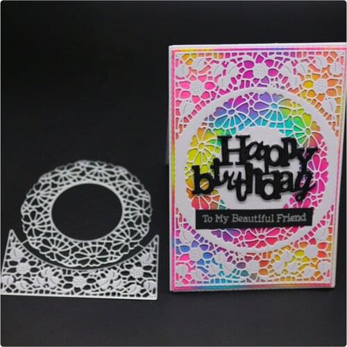 YINISE172 Background Metal Cutting Dies For Scrapbooking Stencils DIY Album Paper Cards Decoration Embossing Folder Die Cut Cuts