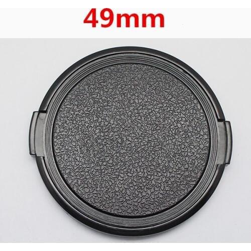 Wholesale 30pcs/lot 49mm Camera Lens Cap Protection Cover Lens Front Cap for Canon Nikon Sony 49mm DSLR Lens