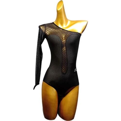 See also Fanyu Latin dance suit womens new bodysuit diagonal shoulder LONG SLEEVE BODYSUIT dance BODYSUIT