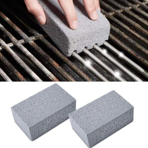 1/2Pc BBQ Grill Cleaning Brick Block Barbecue Cleaning Stone BBQ Racks Stains Grease Cleaner BBQ Tools Kitchen Gadgets decorates