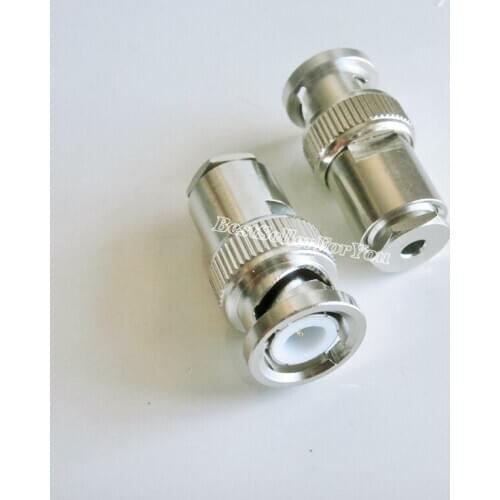10Pcs/SET BNC Male Plug Clamp For RG316 RG174 RG179 LMR100 Cable RF Coax Connector