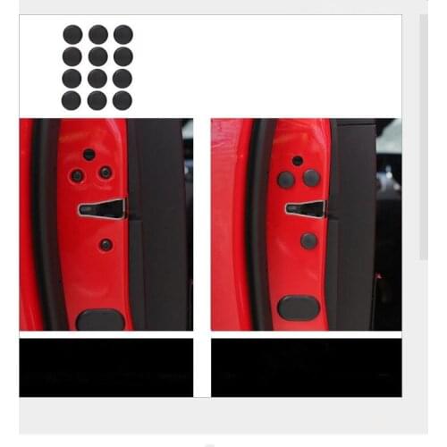 12Pcs Universal Car Door Lock Screw Protector Sticker Cover for Hyundai ix35 iX45 iX25 i20 i30 Sonata,Verna,Solaris,Elantra