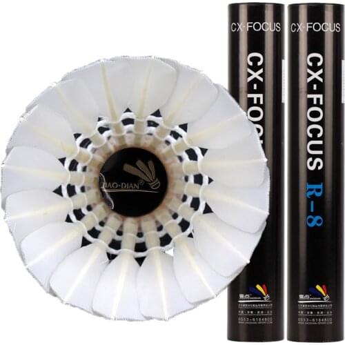 12 pcs badminton sport ball R-8 flying stable training shuttlecock game ball quality and very durable