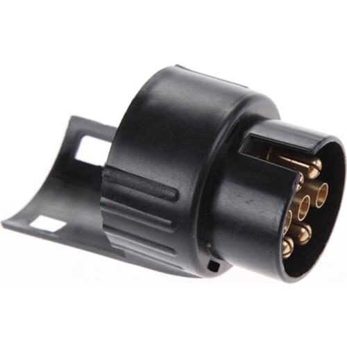 7 Pin To 13 Pin Mini Car Truck Trailer Connector Electric Adapter Plug Towbar