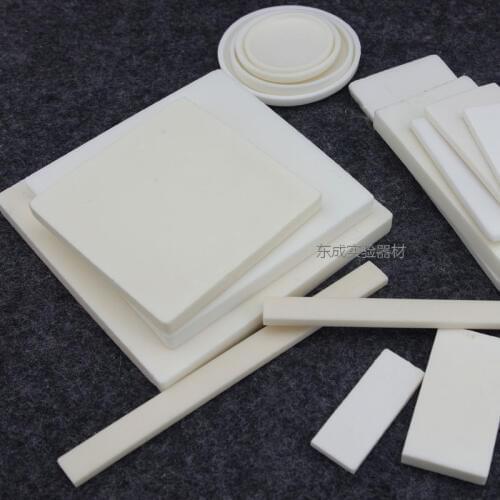99% corundum alumina plate/Crucible lid/High temperature 1600 degrees/Category 4/115 * 115 * 7.5mm