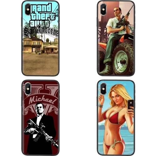 Gta San Andreas Grand Theft Auto 5 V Beautiful For Huawei P50 P Smart 2021 P40 Lite E P 40 P40Lite P40 Pro 2019 2020 Black