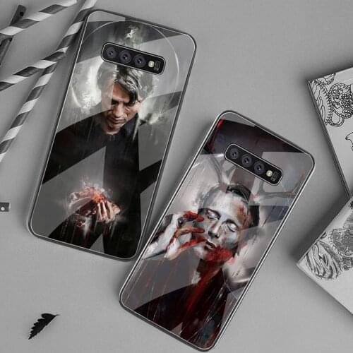 Hannibal Eat The Rude Phone Case Tempered Glass For Samsung S20 Plus S7 S8 S9 S10 Plus Note 8 9 10 Plus