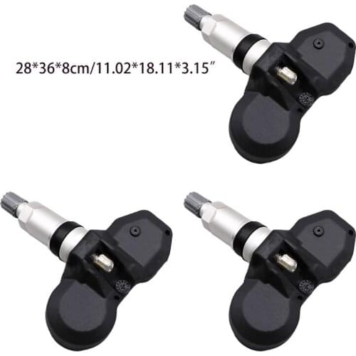 4 Pieces TPMS Sensor 3AA907275B 3AA907275 Tire Pressure Monitoring System Replacement Compatible with A udi V olkswagen