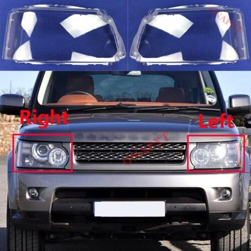 For LAND ROVER RANGE ROVER SPORT 2010-2012 Car Lampshade Lamp Shade Front Headlight Cover Glass Lens Shell Auto Light Caps