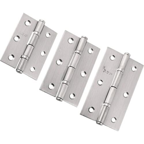 Door Hinges Security Exterior Stainless Steel Door Hinge Pins with Stainless Steel Screws - Pack of 10