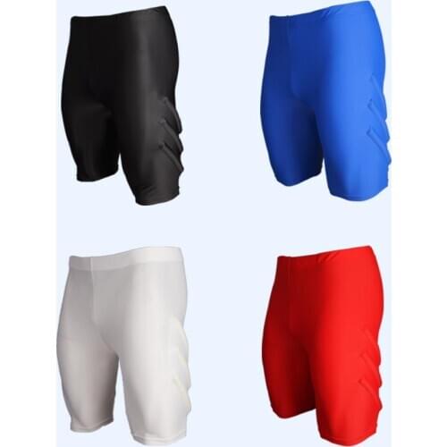 Soccer Goalkeeper Football Rugby Shorts EVA Sponge Defend Ventilate Protective Gears with Hips Pads for Mens Sport